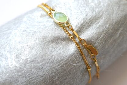 Chic for fall - Light green bracelet