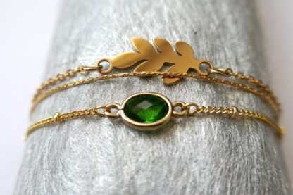 Chic for fall - Green bracelet