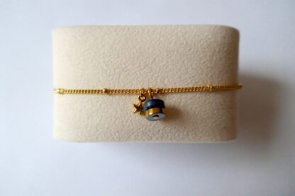 Silent night - Star and Lapis-lazuli bracelet