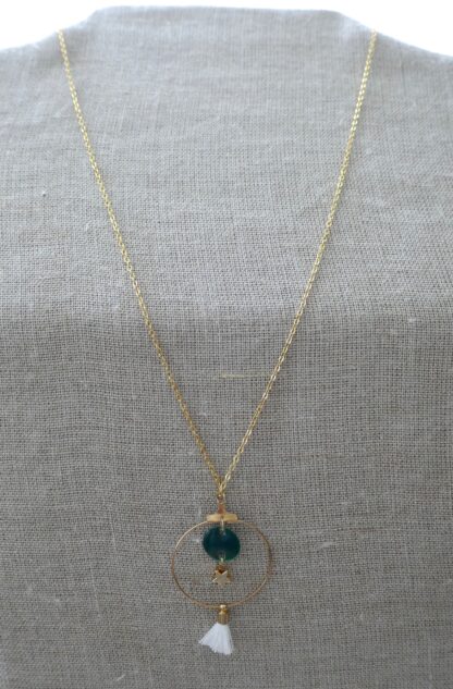 Silent night - Enamel and star necklace - Image 2