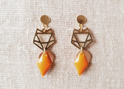 Fifty shades of Earrings - Red fox