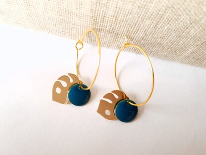 Fifty shades of Earrings - Blue jungle