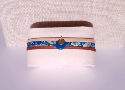 Primavera - Liberty and suede bracelet