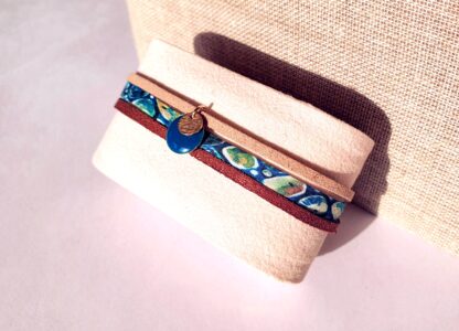 Primavera - Liberty and suede bracelet - Image 2